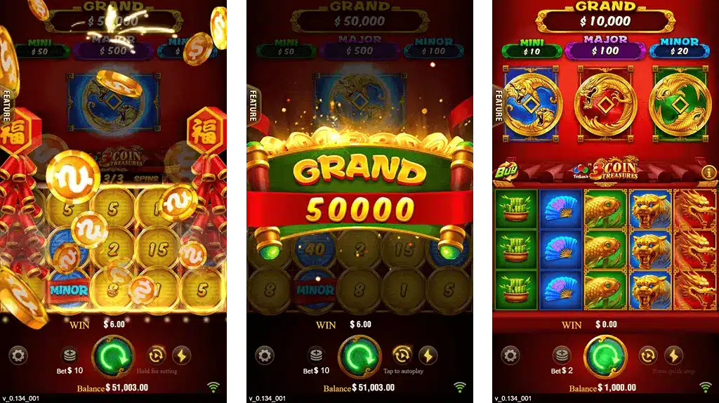 3 Coins Comecomsignup Bonus